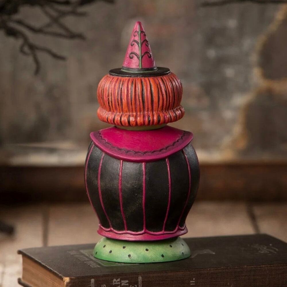 Bethany Lowe Johanna Parker Hagatha And Jack Spooks Jar Halloween Decor NEW - Picture 3 of 11